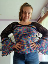 Load image into Gallery viewer, Ziggy Flare Crochet Top Pattern — PDF Download