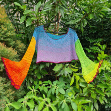 Load image into Gallery viewer, Ziggy Flare Crochet Top Pattern — PDF Download