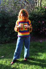 Load image into Gallery viewer, Rainbow of Sunshine Crochet Jumper Pattern - PDF Download