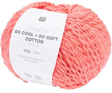Load image into Gallery viewer, Creative So Cool & So Soft Chunky Cotton Yarn in Melon by Rico