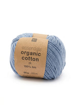 Load image into Gallery viewer, Essentials Organic Cotton DK Yarn in Light Blue by Rico