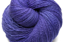 Load image into Gallery viewer, Hand Dyed Bluefaced Leicester 4ply Yarn in British Bluebell by Bluebell Yarns
