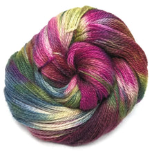 Load image into Gallery viewer, Hand Dyed Bluefaced Leicester, Shetland and Alpaca 4ply Yarn in Crayon Crumble by Bluebell Yarns