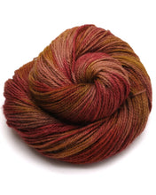 Load image into Gallery viewer, Hand Dyed Bluefaced Leicester, Shetland and Alpaca DK Yarn in Harvest by Bluebell Yarns