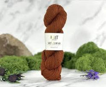 Load image into Gallery viewer, Lowland British Bluefaced Leicester DK Yarn in Russet Hill Orange by World of Wool