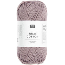 Load image into Gallery viewer, Mercerised Cotton DK Yarn in Mauve by Rico