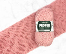 Load image into Gallery viewer, Proper 4ply Shetland and Bluefaced Leicester Yarn in Ecky Thump Pink by World of Wool