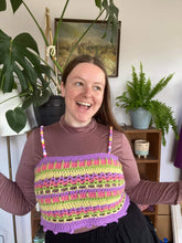 Load image into Gallery viewer, Flora Multiverse Crochet Top Pattern — PDF Download
