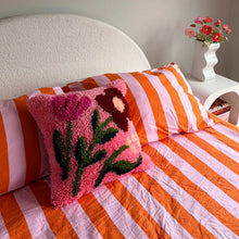 Load image into Gallery viewer, Fuchsia Wild Blooms| Latch Hook Cushion Kit | Craft Club