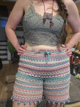 Load image into Gallery viewer, Flora Crochet Shorts &amp; Trousers Pattern - PDF Download
