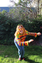 Load image into Gallery viewer, Rainbow of Sunshine Crochet Jumper Pattern - PDF Download
