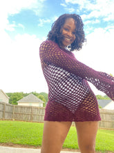 Load image into Gallery viewer, Don't Mesh With My Heart Crochet Dress Pattern — PDF
