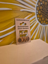 Load image into Gallery viewer, Sunflower Raes Handturned Yew Stitch Markers | Tom Dyson |
