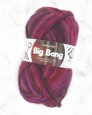 Big Bang Space Dyed Super Chunky Wool Yarn in Deep Space by World of Wool