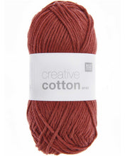 Load image into Gallery viewer, Creative Cotton Aran Yarn in Rust by Rico
