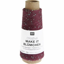 Load image into Gallery viewer, Creative Make It Blümchen Speckled Yarn in Bordeaux by Rico
