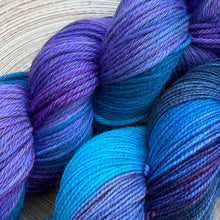 Load image into Gallery viewer, Hand Dyed Sock 4ply Yarn in Dragon Breath by Solicious Yarns
