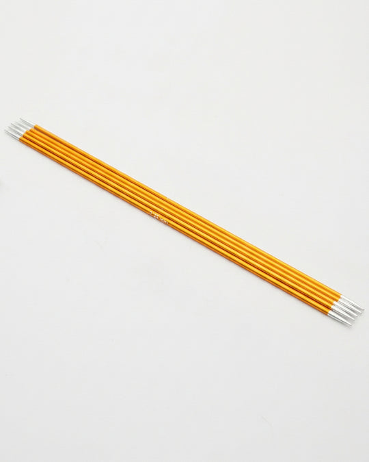 KnitPro Zing 2.25mm yellow aluminium double pointed knitting needle, 15cm