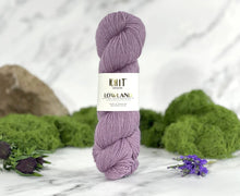 Load image into Gallery viewer, Lowland British Bluefaced Leicester DK Yarn in Thistle Purple by World of Wool
