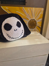 Load image into Gallery viewer, Handmade Jack Skellington Crochet Bag | Gobblin Crochet
