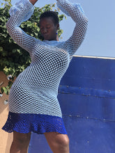 Load image into Gallery viewer, Don't Mesh With My Heart Crochet Dress Pattern — PDF
