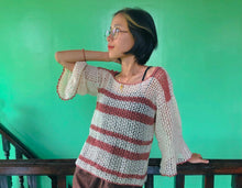 Load image into Gallery viewer, Ziggy Flare Crochet Top Pattern — PDF Download
