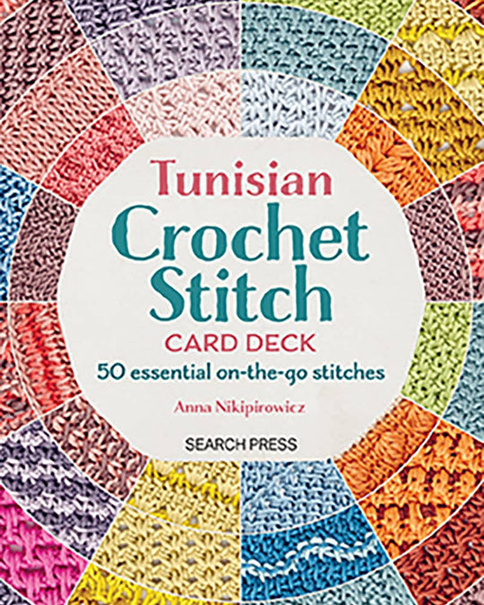 Tunisian Crochet Stitch Card Deck by Anna Nikipirowicz.
